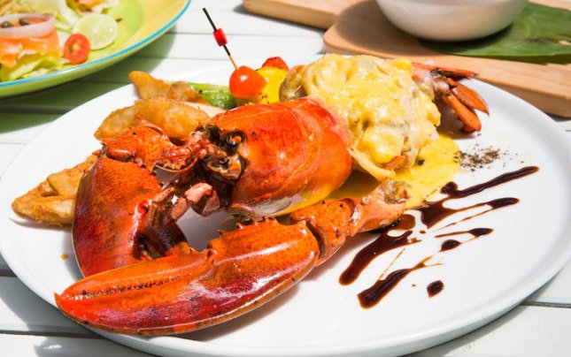 Large Lobster with Coconut rice